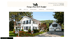 Desktop Screenshot of carriagehousebed-n-breakfast.com
